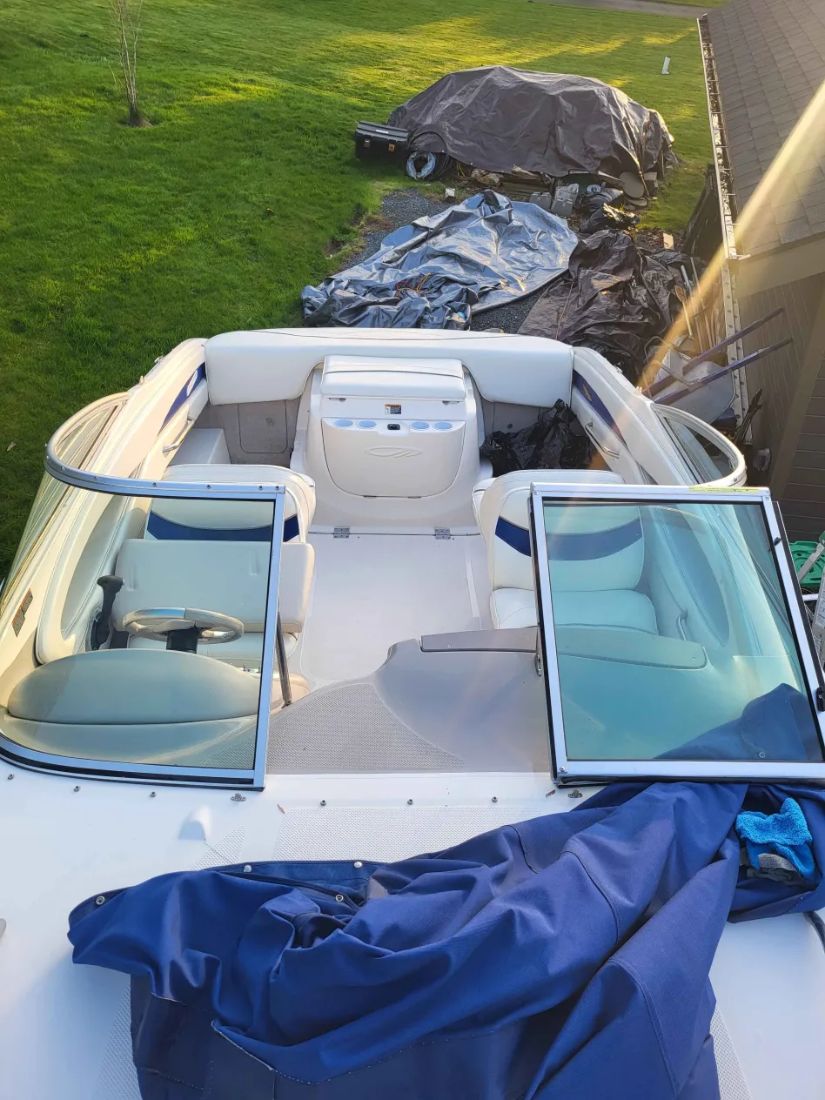 Detailed boat interior