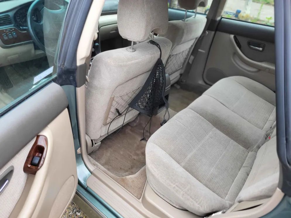 Cleaned sedan interior and floor