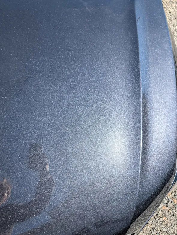 Metallic paint restored to a deep finish